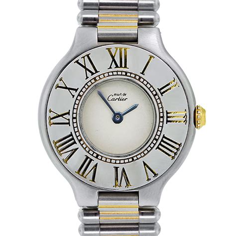 cartier must de quartz watch|cartier must de watch for sale.